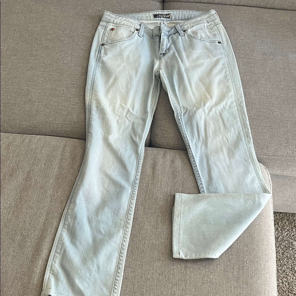 Hudson Jeans Light Blue Straight Leg Jeans